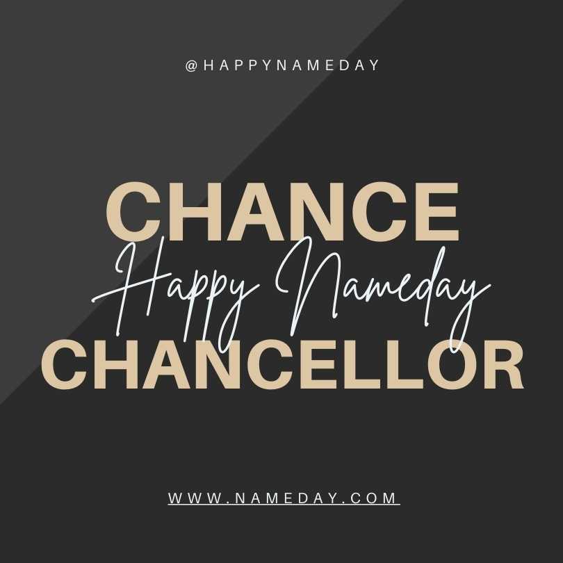 Chancellor